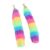 GLOGLOW Plush Cat Teaser Refills 10Pcs Rainbow Wand Toys with Bell for Indoor Cats, Soft Colorful Interactive Replacement Attachments for Standard Wands (10 PCS)