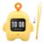 GLOGLOW Portable AI Robot Voice Chat Alarm 37 Languages (Yellow)