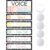 Glooglitter 5 Pcs Back to School Magnetic Voice Level Chart Poster and Push Light Composition Notebook Classroom Decor LED Tap Light Noise Voice Level Sign for Classroom Teachers Supplies