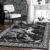 GLORY RUGS Area Rugs Marble 5×7 Black Gray Carpet Modern Abstract Rug Living Room Dining Bedroom Rug