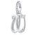 GLOWDAS Letter W Charms Alphabet Pendant – fit Pandora Women Bracelet