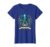 Glowing In The Deep Heraldic Octopus Emblem T-Shirt, Women, Royal Blue, Medium