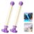 Glowing Rainbow LED Water Blaster for Teens & Adults, Light-Up Pull-Push Action Water Toy for Pool Party Summer Outdoor Games (2Pcs)