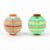 Glow in the Dark Fidget Ball 2 Pack,Stress Relief Spin Toy Set,Rainbow Gradient Sensory Desk Toys with Press and Spin Dual Play,Silent Hand Spinners for Adults and Office Anxiety Relief