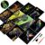 Glow in The Dark Scratch Art for Adults,A5 Rainbow Scratch Painting Craft Kit with 8 Sheets,DIY Foil Engraving & Scratch & Sketch Set,Stress Relief Gift and Creative Home Decor(Animal Series)