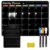 GLOWLY SUN Magnetic Dry Erase Whiteboard for Fridge, Flexible Refrigerator Magnet White Board with 3 Magnetic Markers & Eraser Caps