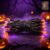 GLOWNOVA Orange & Purple 18Ft 50 LED Halloween Mini String Lights, Twinkle Battery Operated Lights with Timer & 8 Modes, Brown Wire Holiday Decor for Indoor Outdoor Garden Patio Party
