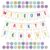 GMEMNOV 55PCS Welcome Bulletin Board Classroom Decorations – Confetti Pennants Welcome Back to School Banner Classroom Bulletin Board Sets Cutouts Borders Classroom Decorations Teacher Supplies