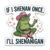 GNAART If I Shenan Once I’ll Shenanigan Stickers Funny Frog Cowboy Cute