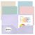 GNL Plastic Folders with Pockets, Pack of 5, Muted Pastel Colors, Heavy Duty 2 Pocket File Folders Letter Size, Pocket Folders for School, Home, and Office