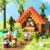 GobiDex Large Size Magnetic Blocks Farm Toys for Toddlers, 100PCS STEM Educational Pretend Play Gifts, Sensory Travel Playset for Boys and Girls (1 inch)