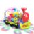 Gofimyee Light Up Train Toy for Toddlers: Transparent Gear Car Toy for Kids with Cool Light and Music Educational Crawling Toys for Baby Boys and Girls