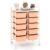 GOFLAME 10-Drawer Rolling Storage Cart, Art Craft Storage Organizer on Wheels, Multipurpose Movable Utility Cart for School, Office and Home, Peach Fuzz