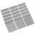 Gogogmee 25 Sheets Scratch Off Stickers Labels Rectangle with Scratch-Off Feature PVC Adhesive Easy to Use for Crafting and Decorating Projects for Reward Programs and Raffle Tickets