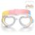 Gogogmee Kids Swim Goggles Heart Shape for Toddlers with Elastic Strap