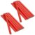 Gogogmee Octagonal Carpenter Pencils with Integrated Scale with Hb Black Lead 48pcs Red Wood Marking Tool Smooth Versatile Marking for Construction and Rough Surfaces for Workspace