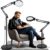 GOI 10X/30X Magnifying Glass with Light and Stand, 2-in-1 Magnifying Floor Lamp with 72 Adjustable Brightness LED Lamp Bulbs, Flexible Standing Magnifying Lamp