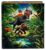 goldbuch 33 157 Vulkan, Lever Arch File 28.5 x 32 x 8 cm, Art Print Cover, Metal Lever Mechanism, Dinosaur Motif Folder for Girls and Boys, Standing Folder Dino