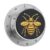 Golden Bee Insect Pattern Kitchen Timers Loud Alarm Magnetic Timer