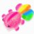 Goldfish Squishy Toys, 4.92 Inch Squishy Fish with Multicolor Fan Tail, Durable Washable Squeeze Toys for Stress Relief, Sensory Fidget Toys, Stress Balls and Cute Squishies for Party Favors