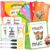 Goldge Sight Words Flash Cards Kindergarten, High-Frequency Words with Sentences Reading Writing Spelling Practice Cards with Dry Erase Markers, Learning Activities for Preschool Kids