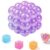 Gold Glitter Squeeze Cube Ice Squeezy Tactile Fidget Toy Purple