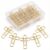 Gold Heart Cross Paper Clips,50 Pack,Versatile Bible Study Supplies