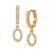 Gold Initial Earring 14K Gold Plated Dainty Tiny Diamond Cubic Zirconia Inlay Alphabet Letter Charm Drop Dangle Huggie Hoop Earrings Delicate Jewelry O