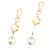 Gold Lanyard Retractable Badge Reel ID Card Holder Necklace, 2Pcs