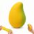 Gold Mango Squishy, Fast Rising Stress Relief Fruit, Realistic Fruit Fidget Hand Toy for Anxiety & Sensory Needs, Classroom Rewards & Calming Toys for Teens Adults (Mango)