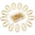 Gold Paper Clips, Cute Bookmarks Desk Accessories
