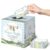 Golf Baby Shower Decorations, Diaper Raffle Box With 50Pcs Cards