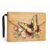GOMAKERER 1 Pc Waterproof Book Sleeve Cover, Vintage Butterfly Printed Book Protector Washable Fabric Book Sleeve Pouch with Front Pocket and Snap Button for Paperbacks Reader Gift, 12×9 Inch