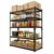Gomkpug 3000LBS Heavy Duty Storage Shelving, Adjustable Storage Rack, 5-Tier Metal Shelves for Kitchen,Laundry,Pantry,72″ H x 36″ W x 16″ D, Black