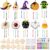 Gonlylai Halloween DIY Wooden Wind Chime Craft Kit，Assorted Classic