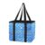 GOODOLD Reusable Grocery Bags Blue Mermaid Scales Heavy Duty Foldable Shopping Totes with Reinforced Handles, 23L Collapsible Storage Bags for Car Trunk, Market, Travel