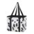 GOODOLD Reusable Grocery Bags Dalmatian Fur Texture Heavy Duty Foldable Shopping Totes with Reinforced Handles, 23L Collapsible Storage Bags for Car Trunk, Market, Travel
