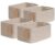 Goodpick 4 Pack Woven Rope Storage Baskets for Shelves, Brown