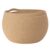 Goodpick Large Toy Storage for Kids, Woven Baby Basket for Nursery Living Room, Empty Decorative Basket for Gifts, Round Storage Baskets for Shelves, Camel, 15.7″D x 10.5″H