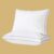 Goose Down Fiber Pillows, Gusseted Pillows Standard Size Set of 2