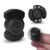 GoQQby 3-in-1 Black Fidget Toys Adults,Metal Fidget Spinner Slider Clicker,Quiet Long-Spin Fidget Slider for Stress Relief, Cool Fidgets Desk Toy