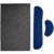 GORILLA GRIP Chair Mat, 45×28, Black and Keyboard and Mouse Wrist Rest, Navy Bundle