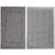 GORILLA GRIP Entry Doormat, 35×22, Gray and Dirt Grabber Door Mat, 35×23, Gray Bundle