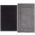GORILLA GRIP HydroABSORB™ Door Mat, 29×17, Black and Entry Doormat, 35×22, Gray Bundle