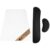 GORILLA GRIP Office Chair Mat, 29×47, Clear and Keyboard and Mouse Wrist Rest, Black Bundle