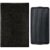 GORILLA GRIP Traffic Guard® Door Mat, 72×48, Black and Boot Tray, 32×16, Black Bundle