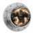 Gorilla with 3D Visual Round Mechanical Kitchen Timer