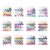 Gosknor 12pcs Acrylic Seasonal Color Analysis Cards with Bead Chains