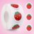 Gosknor 2 Roll/ 1000pcs Strawberry Stickers, Cute Fruit Sticker
