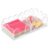 Gosknor Magnetic 2-in-1 Acrylic Sticky Note Holder Dispenser for 3×3 Notes
